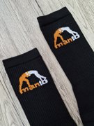 MANTO socks logo -black 